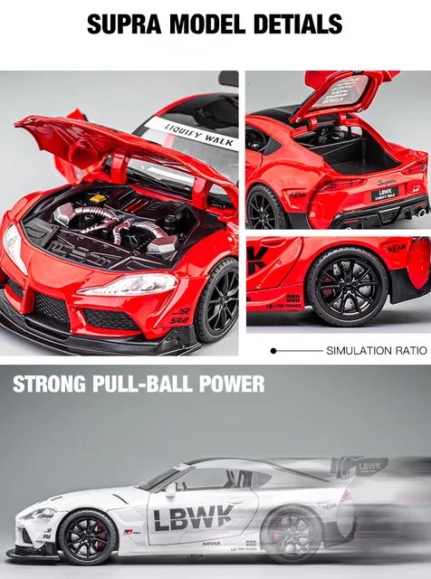 1:22 Supra GR LBWK Racing Car Toy Alloy Car Diecasts & Toy