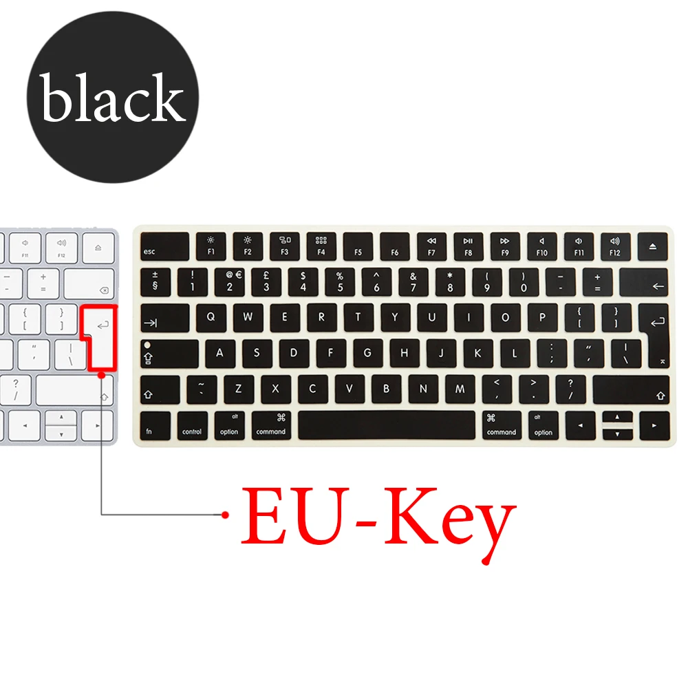 Rainbow Gradient Silicone Keyboard Cover - Protective Skin