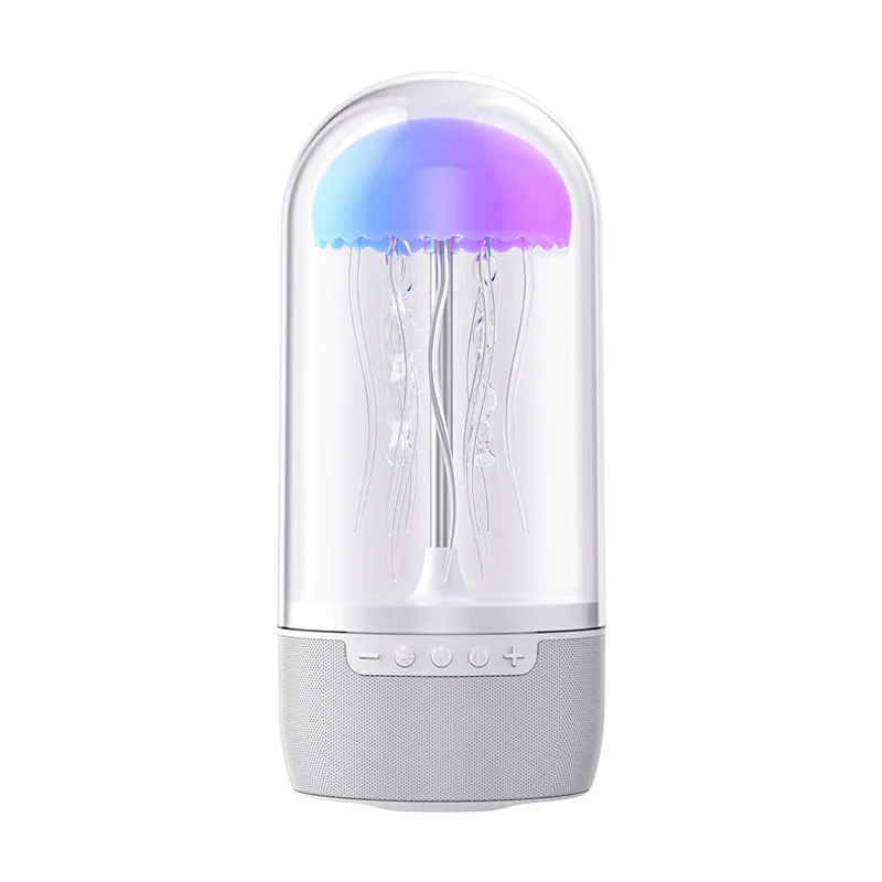 K19 Creative Portable Colorful Jellyfish Lamp Bluetooth Speaker HiFi Stereo 3D Surround Subwoofer Home Theater Sound System 6