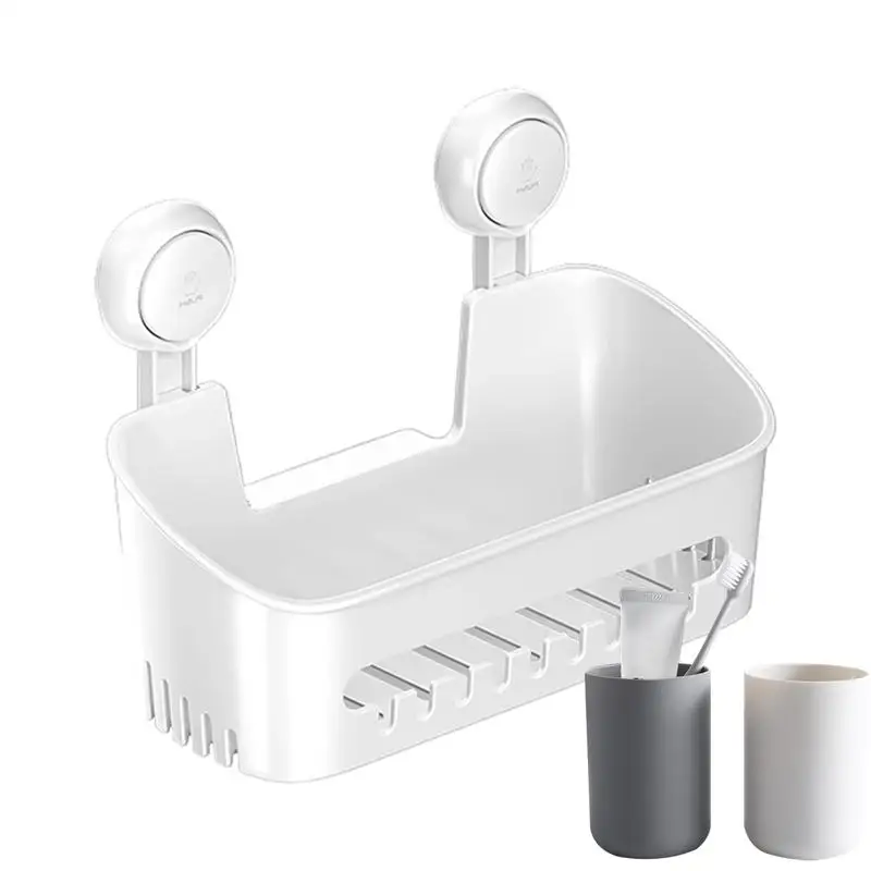 

Стойка на присоске для ванной комнаты, кухонная корзина для хранения без отверстий, органайзер для душа с присоской, домашняя коробка