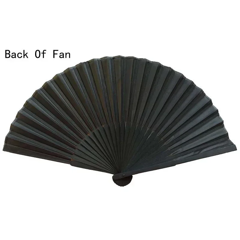 Black Hand Fan Vintage Folding Fans Wedding Party Favor Supplies Dance Home Party Folding Decorative Fans folding fan hand fan