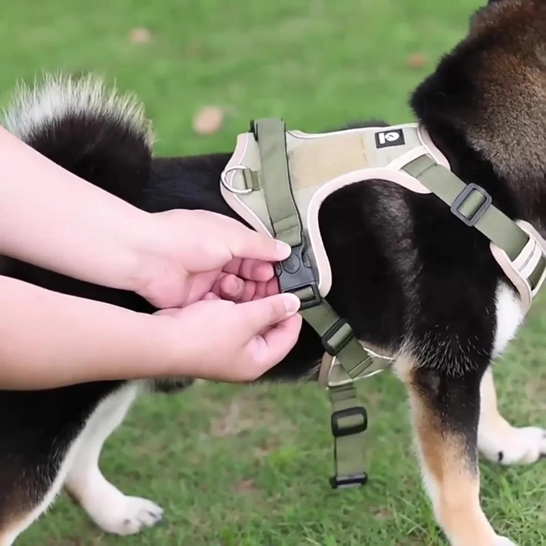 Шлейка для собак Оксфорд хаки размер М