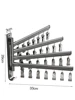 Wall Bathroom Hooks Shelf Hanger Rod Towel Bar Folding Towel Rack Clothing Rods Balcony Socks Bra Towel Hanger Bathroom Hardware 6