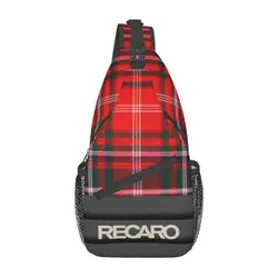 Customized Recaros Logo Sling Bags Men Fashion Shoulder Chest Crossbody Backpack Cycling Camping Daypack