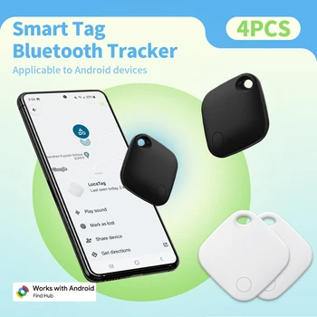 RSH Nuovo Bluetooth Tracker Smart Mini tag Funziona con Google's Find Hub per Android Xiaomi Samsung Toy Bag Finder Dispositivo anti smarrimento