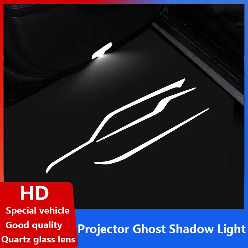 

1 Pair For TOYOTA FORTUNER SW4 (2017-2022) Car HD LED Door Warning Light Projector Ghost Shadow Laster Welcome Lamps Auto Parts