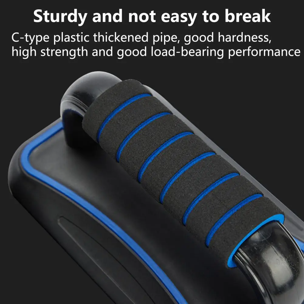 1 Pair Push-Up Bar Strong Load-bearing Ergonomic Chest Exercise Foam Abdominal Exercise Chest Muscle Trainer Home Workout