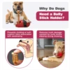 Bully Stick Holder Dog Toy Slow Feeder Ball Food Dispensing Toy for Small Medium Dogs Irregular Rolling Design Dog Toys 4