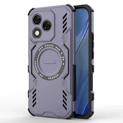 Enhanced Heat Dissipation Magnetic Wireless Charging Protective Phone Case for Honor 400 Pro (Purple (HK-DJ))