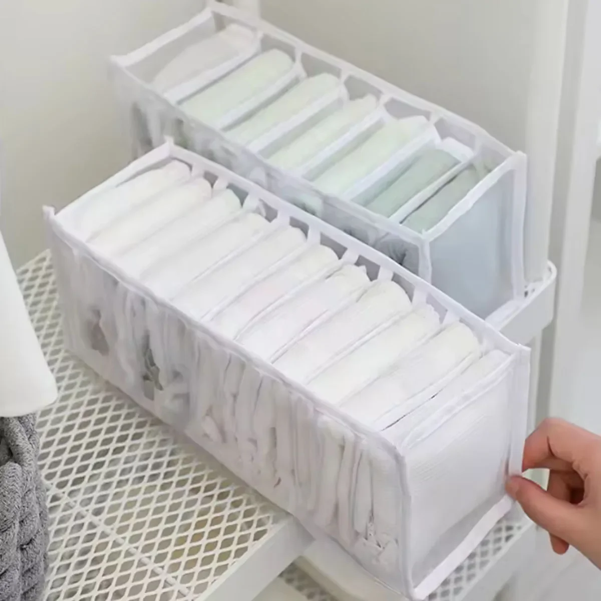 Folding Underwear Box Storage Closet Organizers