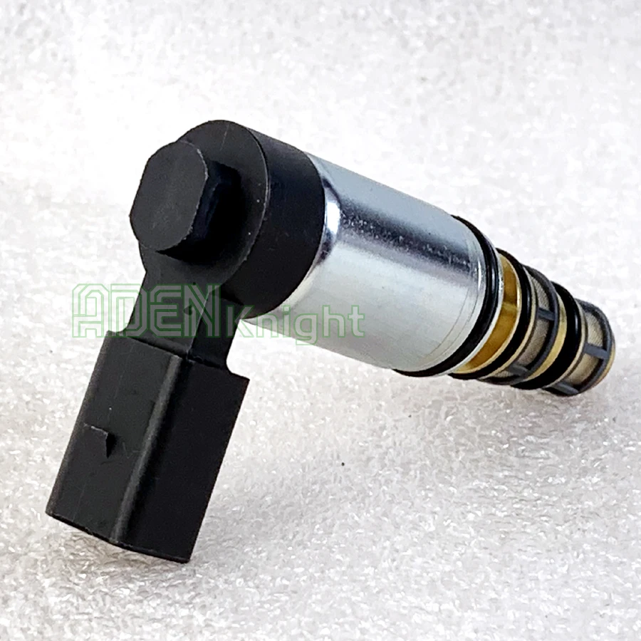 Elettrovalvola Di Controllo Compressore AC Qii Lu, Aftermarket, Compatibile Con 1K0260859F E Sanden PXE16, Argento