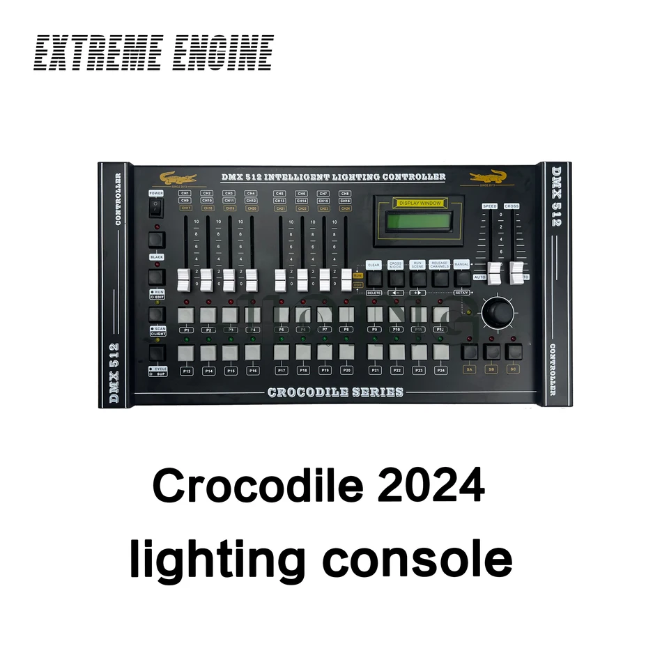 DMX 512 Crocodile 2024 Controller Stage Light DMX Console DMX 512 Crocodile 2024 Controller Stage Light DMX Console