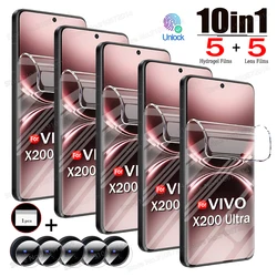 Universal 10 - in - 1 Hydrogel Film Lens and Screen Protector for 5Screem 5Lens Film
