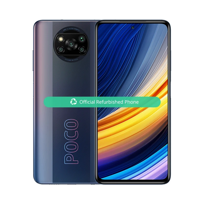 Refurbished Xiaomi Poco X3 Pro Mobile Phones Black