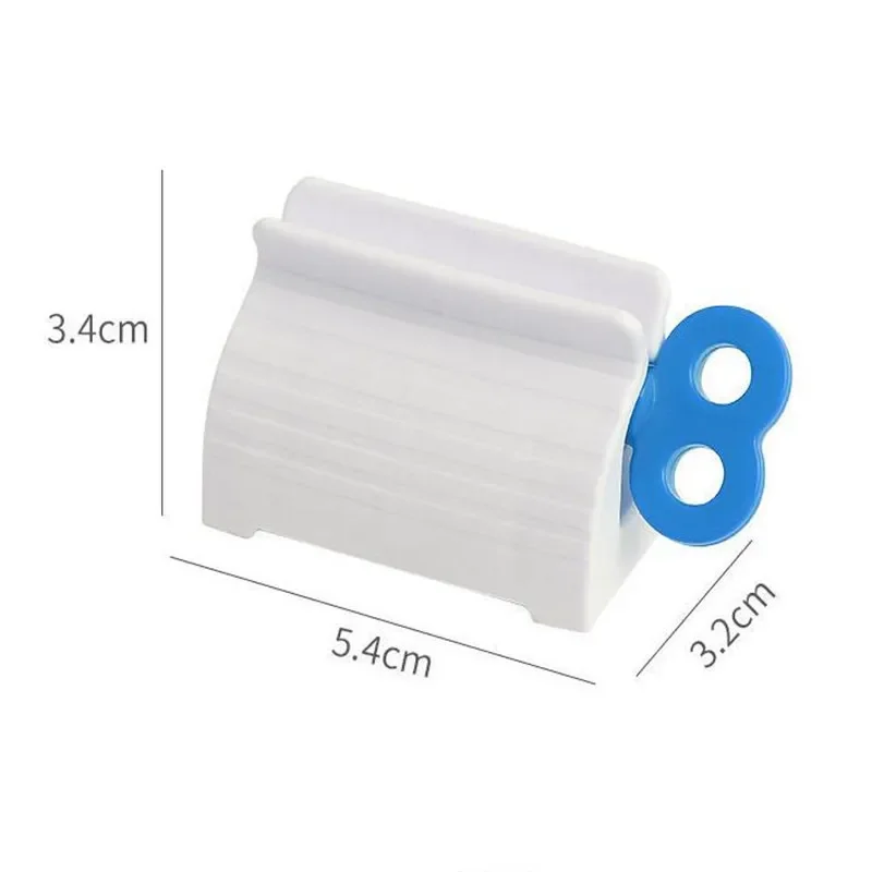 Toothpaste Squeezer Rolling Tube Toothpaste Seat Holder Stand Rotate Facial Cleanser Squeezing Dispenser Bathroom
