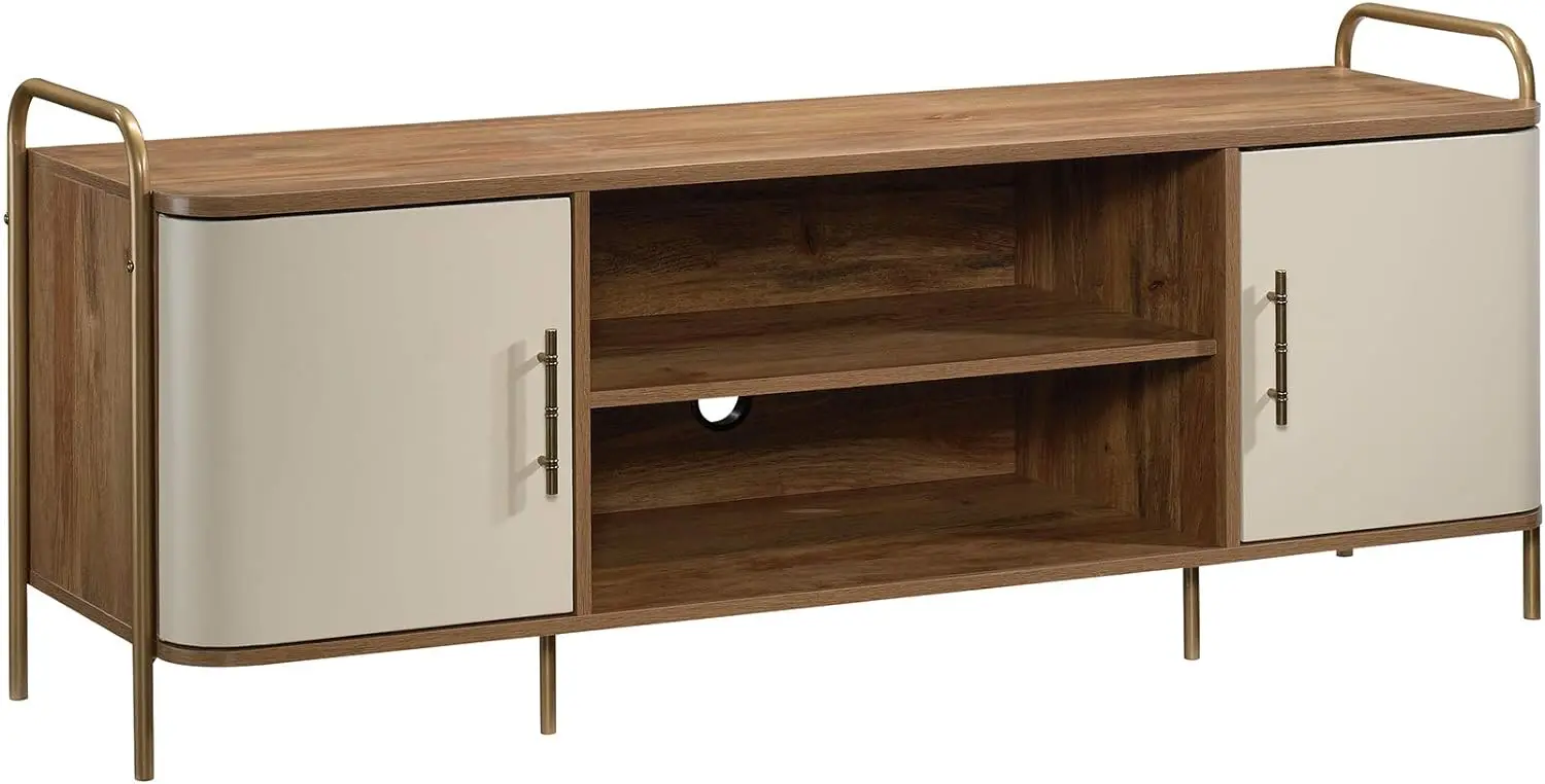 

Коралловая накидка Sauder, развлекательная комода для телевизоров до 54 дюймов, отделка манго Sindoori