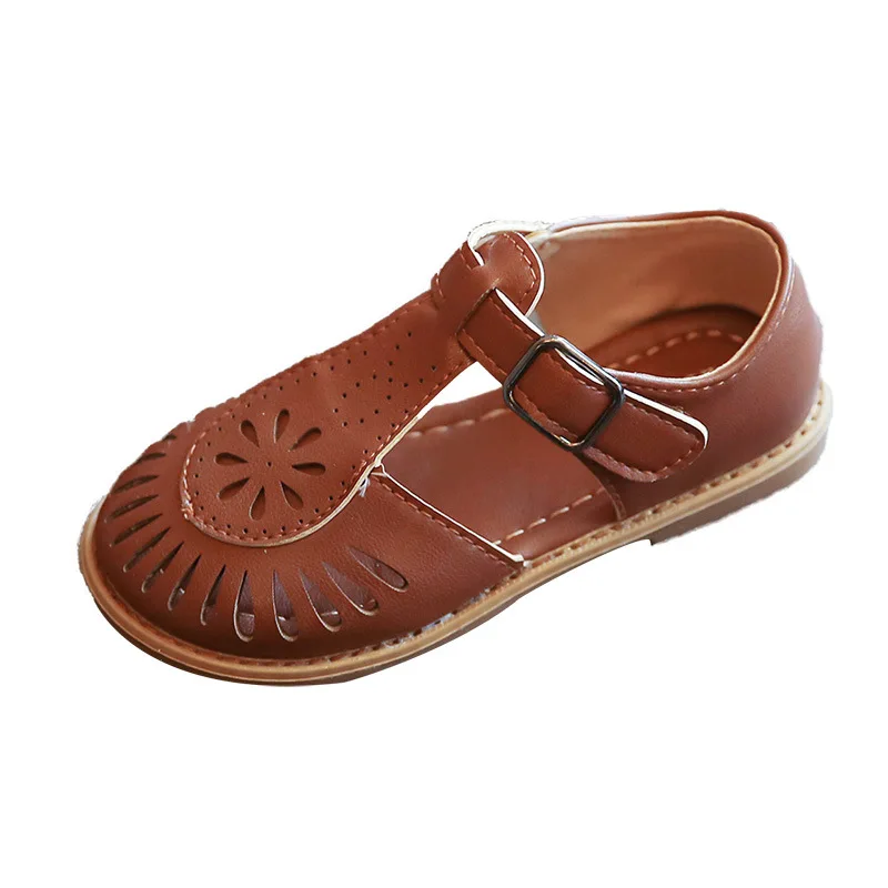 Children Sandals Kids Shoes Kids Sandals Beach Shoes Girls Sandals Children's Hollow Soft Sole Shoes Carved Fashion Princess Shoes Beach Cut-outs Princess