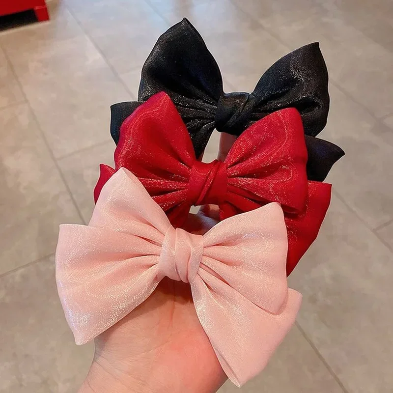2 Piece Bow Hair Clip Elegant Flower Hair Clips For Kids Ladies Set Hairpin Hair Accessories Korean Style Bair Accessories 6