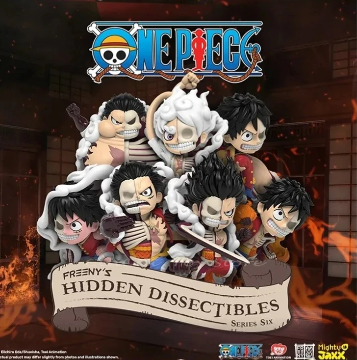One Piece Mystery Box Rufy Dissectiples Nascosti Serie 6 Pvc Blind Box Full Gear Rufy Model Decorazione Desktop Regali Di Compleanno