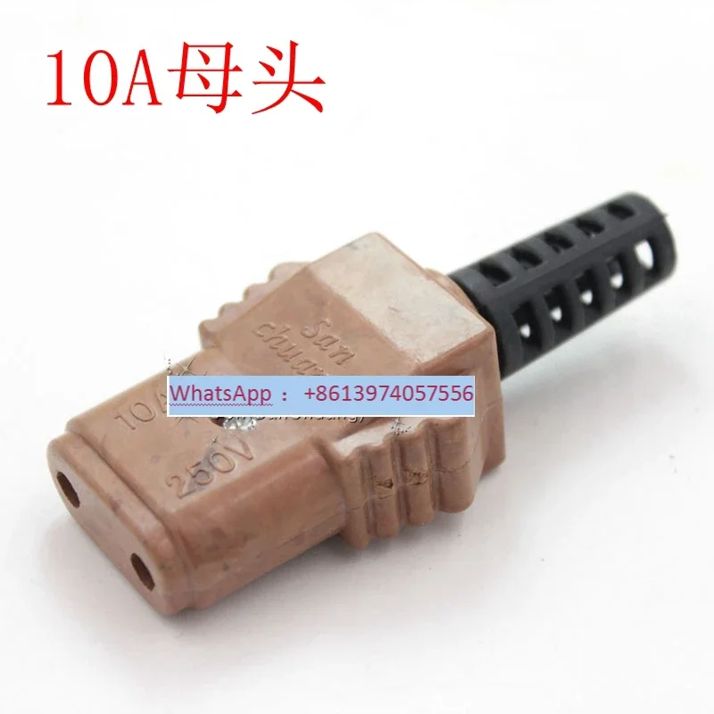 

10A Female Plug, Female Plug (square Plug), Bakelite Plug, Bakelite Plug, Silicon Box Plug Pack 10 pieces