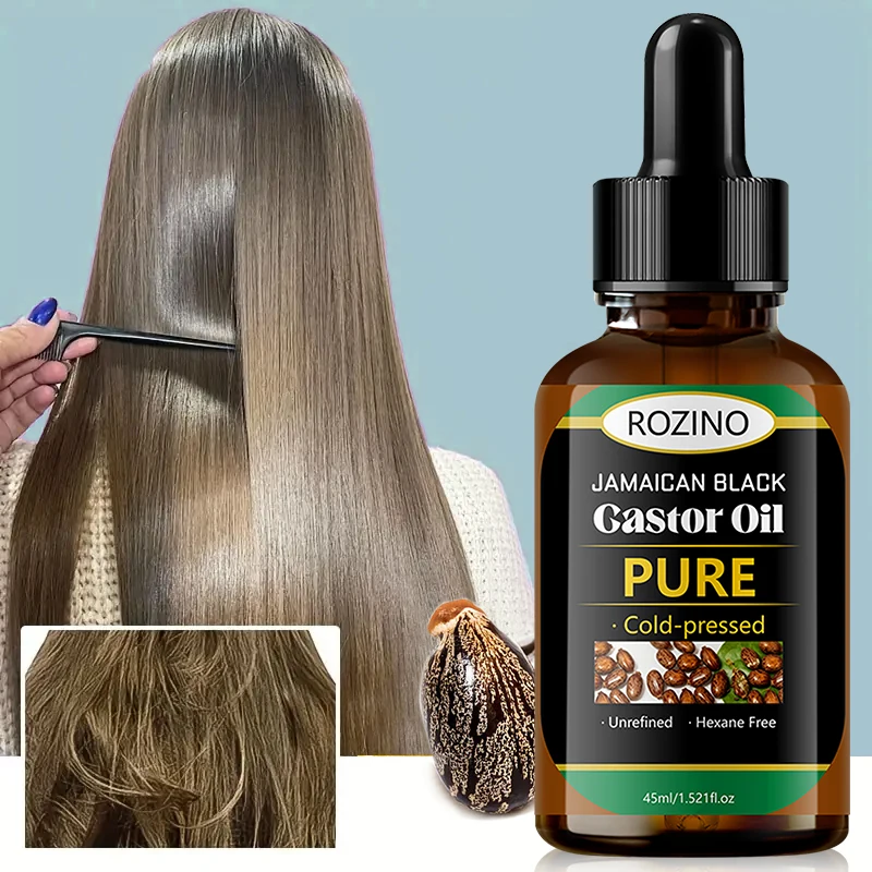 Pure Castor Oil: Natural Cold-Pressed Unrefined Oil