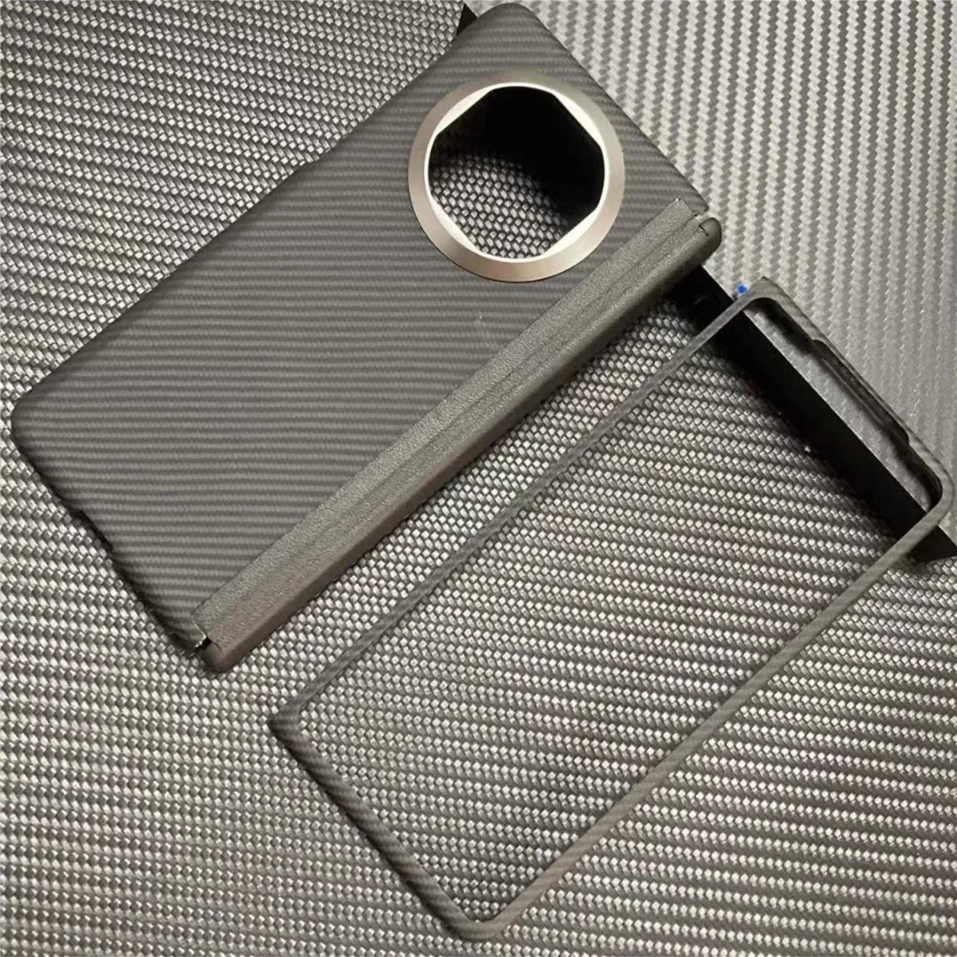 Genuine Aramid Carbon Fiber Matte MagSafe Case - Bulletproof Armor Back Cover with Front Bumper
