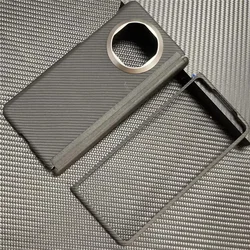 Genuine Aramid Carbon Fiber Matte MagSafe Case - Bulletproof Armor Back Cover with Front Bumper for Mate X3 (Black)