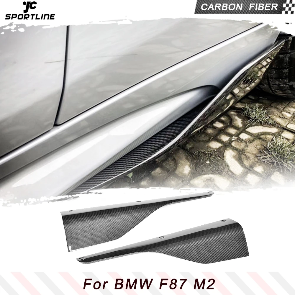 Minigonne Laterali In Fibra Di Carbonio/Frp Splitters Cupwings Winglets Per Bmw Serie 2 F87 M2 M2C Competition 2016 - 2020 Canards Grembiule
