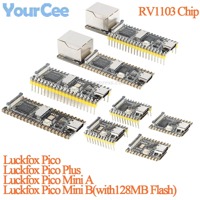 LuckFox Pico Pro/Mini/Plus/Max Linux Development Board RV1103 64MB RV1106 Memory Rockchip with Network Port image 2