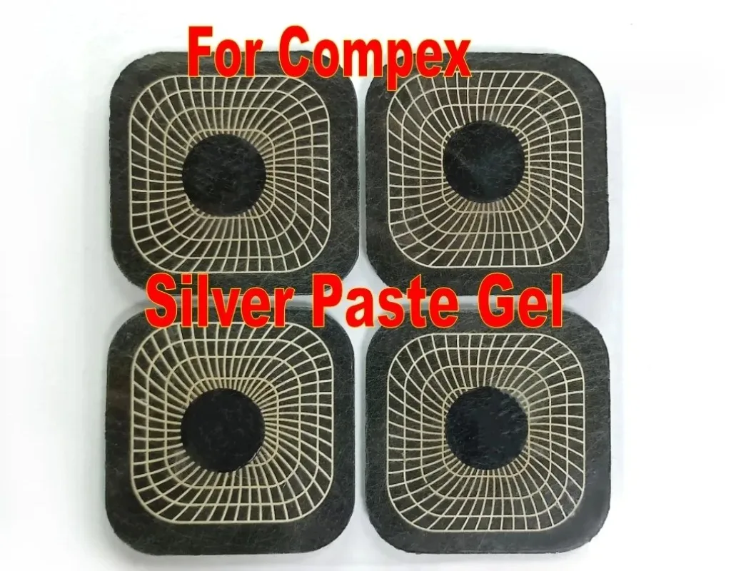 Electrode Pads Muscle Stimulator Muscle Massager Muscle Massager Stick Massage Tool 12PCS 3.7mm Snap Self-adhesive Electrode Patch suitable for Compx Full Series 3.0 4.0 5.0 6.0 8.0 Muscle Electrical Stimulator