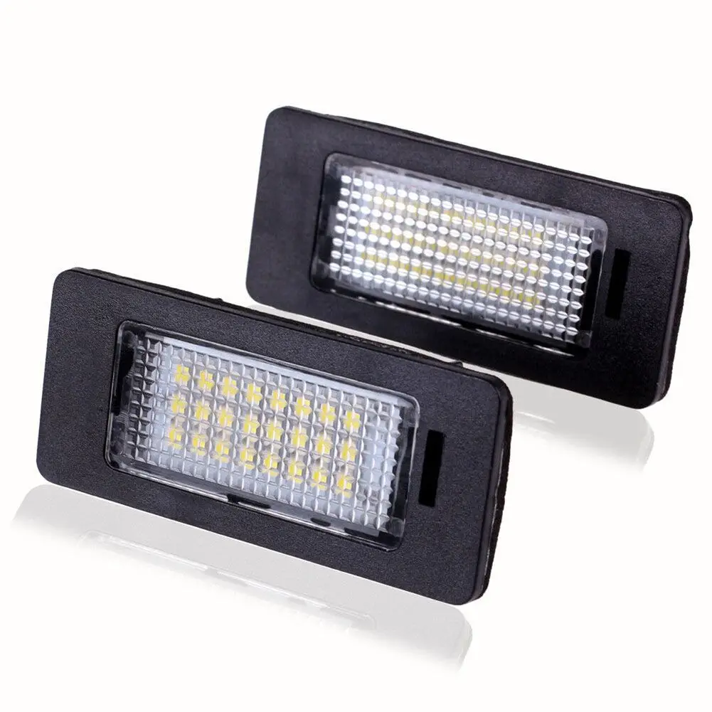 

2PCS LED 12V Car License Number Plate Light Lamp For BMW E39 E60 E70 E82 E90 E92 F30 Canbus Error Free License Plate Lamp