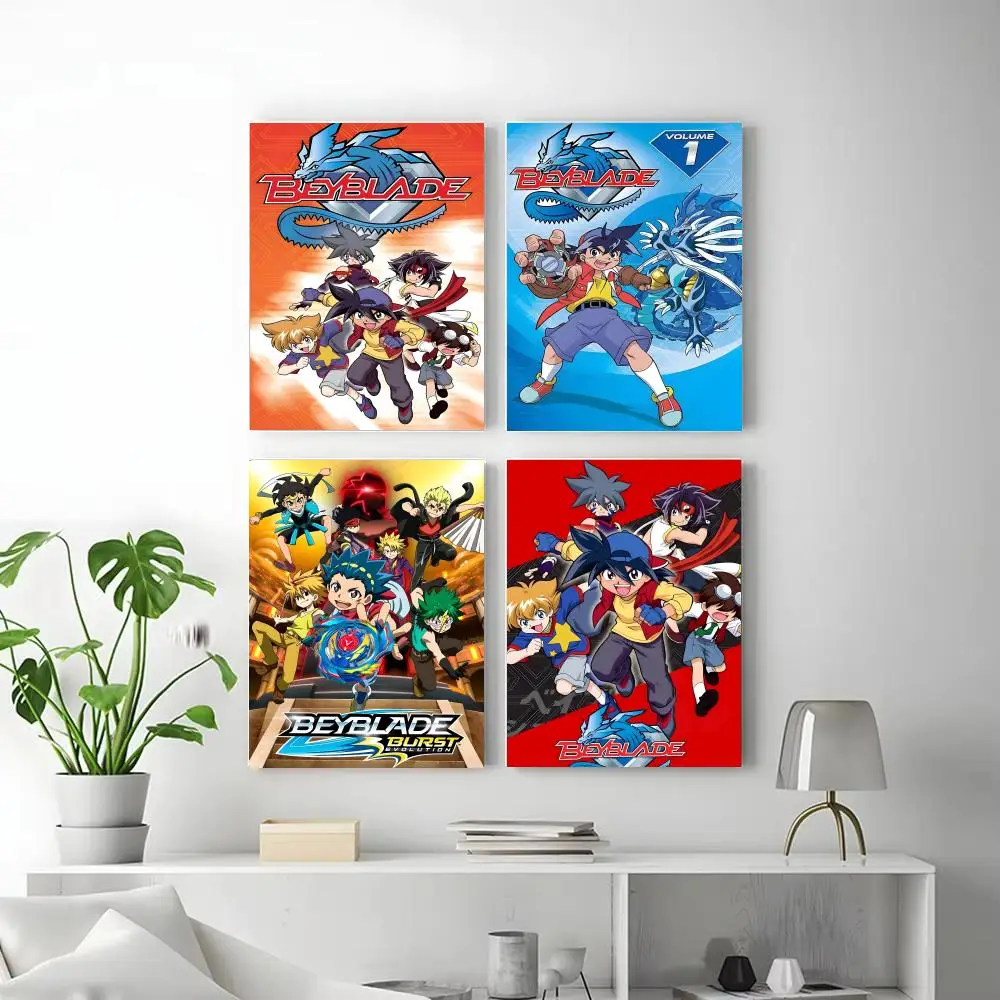 Vibrant Anime Beyblade Poster - Wall Art