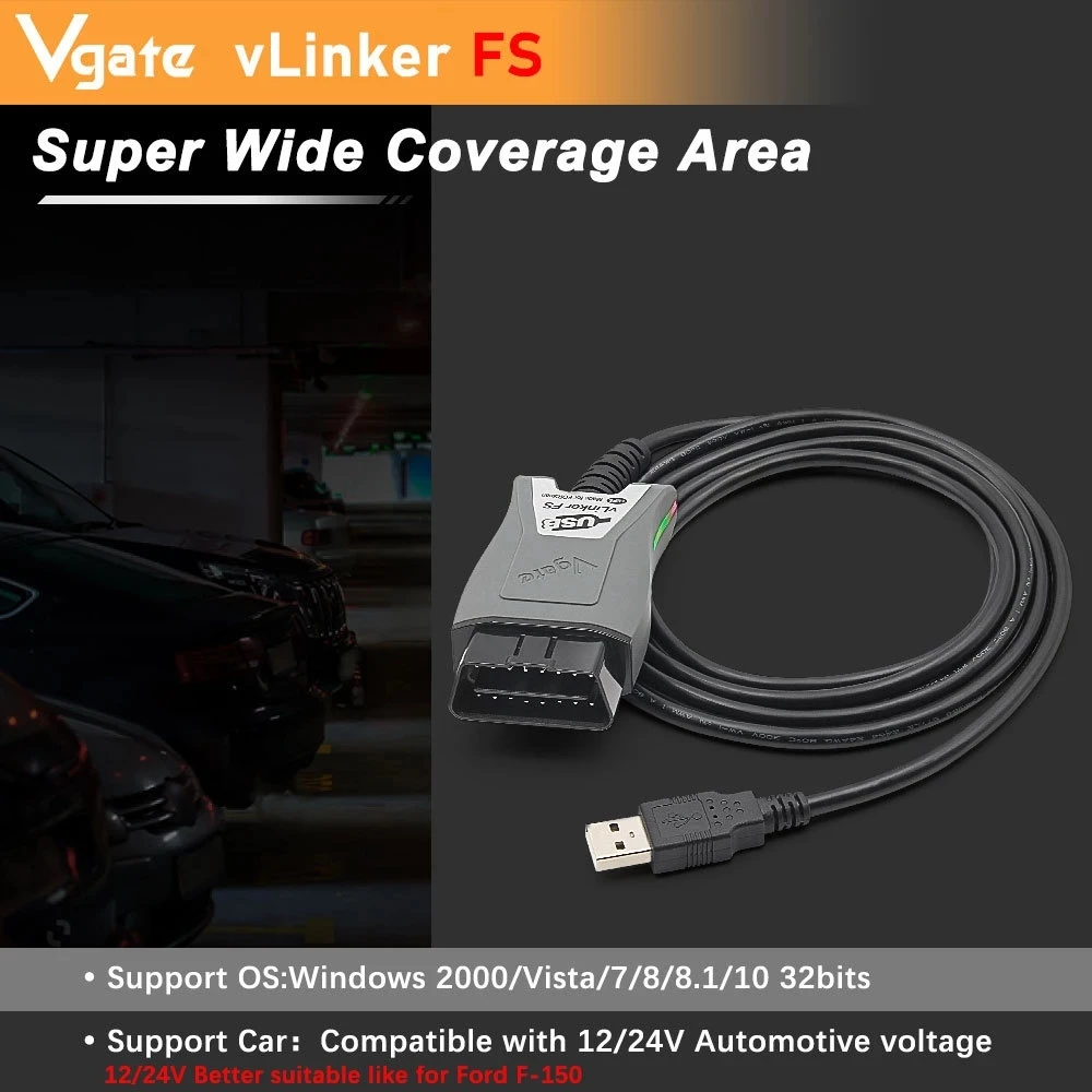 Obd2 scanner Obd code reader Vgate vLinker FS Ford ELM327 FORScan HS/MS-CAN OBD2 Car Diagnostic Scanner Interface Tools OBDII Mazda ELM 327 OBD 2