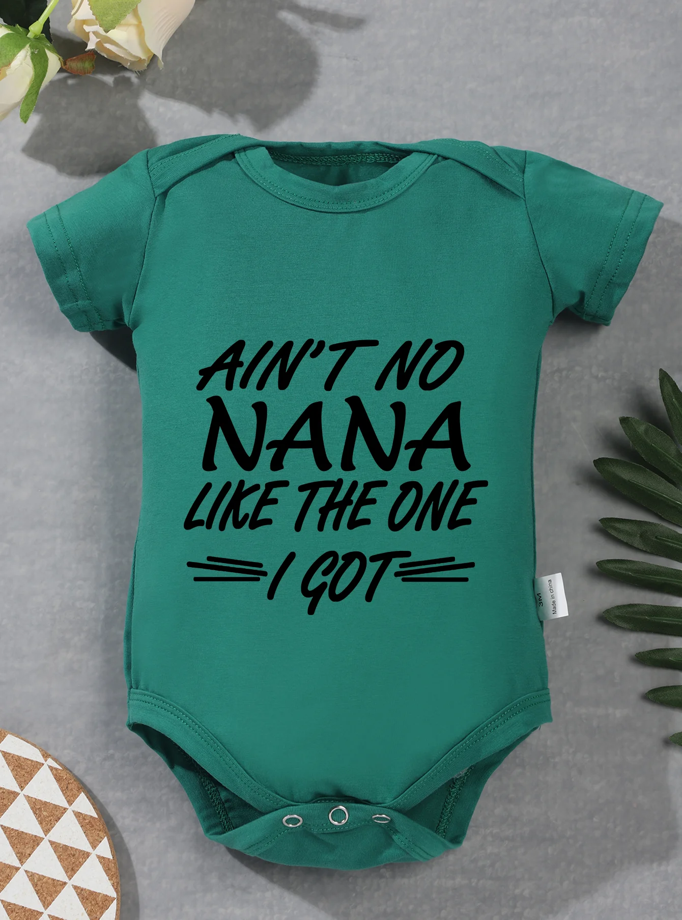 Jumpsuit Newborn Bodysuit Rompers Ain't No Nana Like The One I Got Print Baby Girl Boy Toddler Clothes Infant Short Sleeve 3