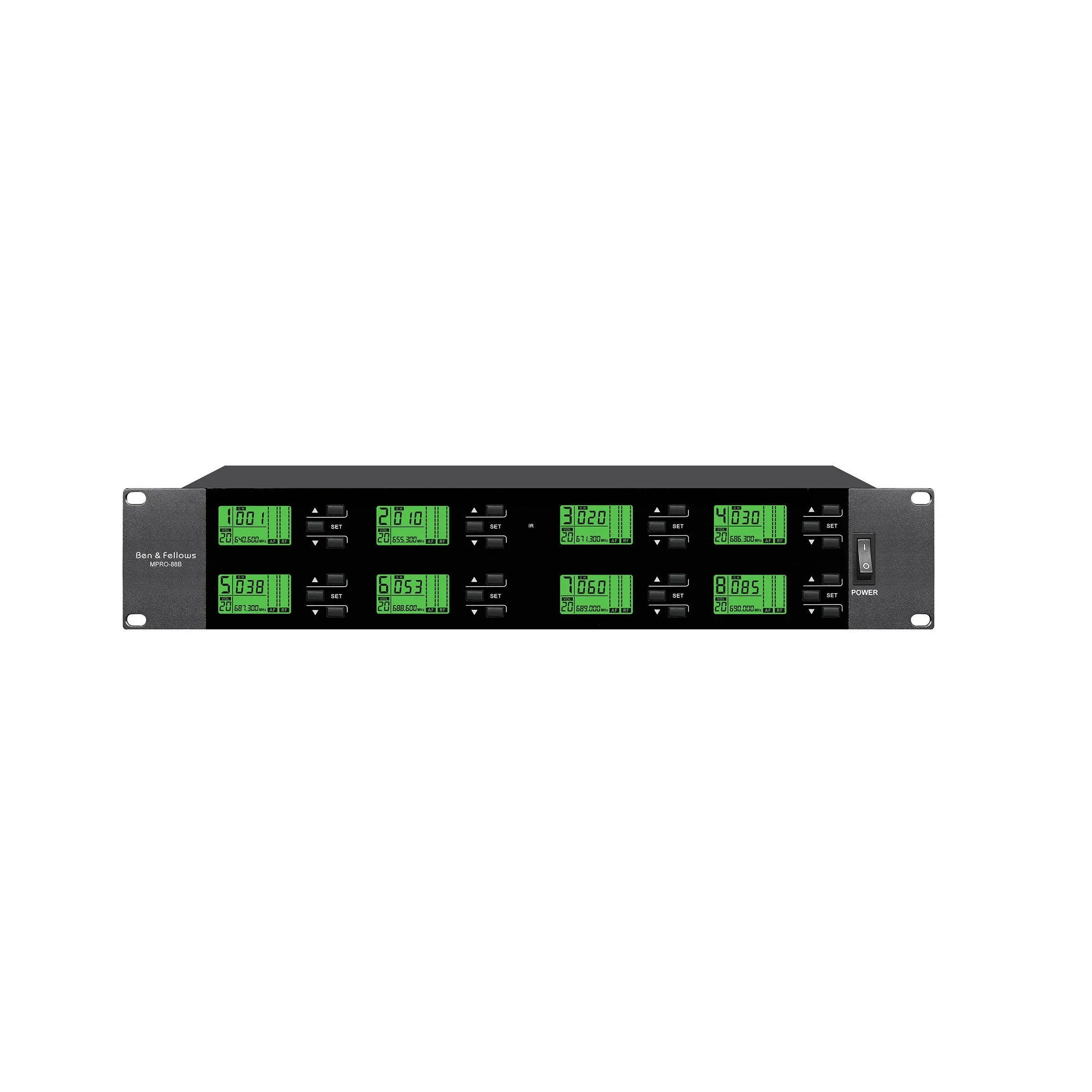 UHF 무선 데스크탑 마이크, 전문 회의 시스템, 회의실용 구즈넥 마이크, 8 채널, 신제품