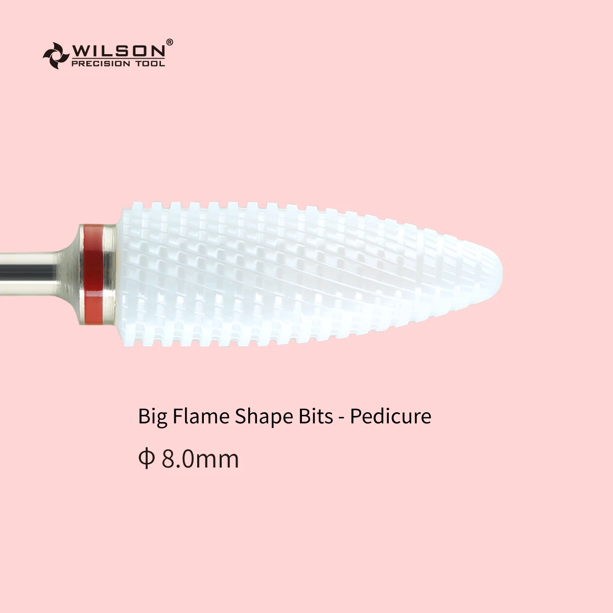 

WILSON Big Flame Shape Bits-Pedicure-Ceramic Tools/Nails/Uñas Accesorios Y Herramientas/Nail Accessories
