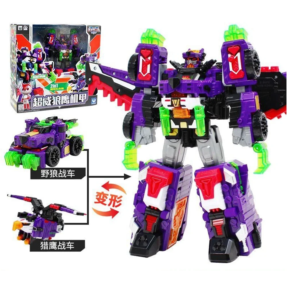 Original MiniForce V Rangers Mecha Transform Combined Robot