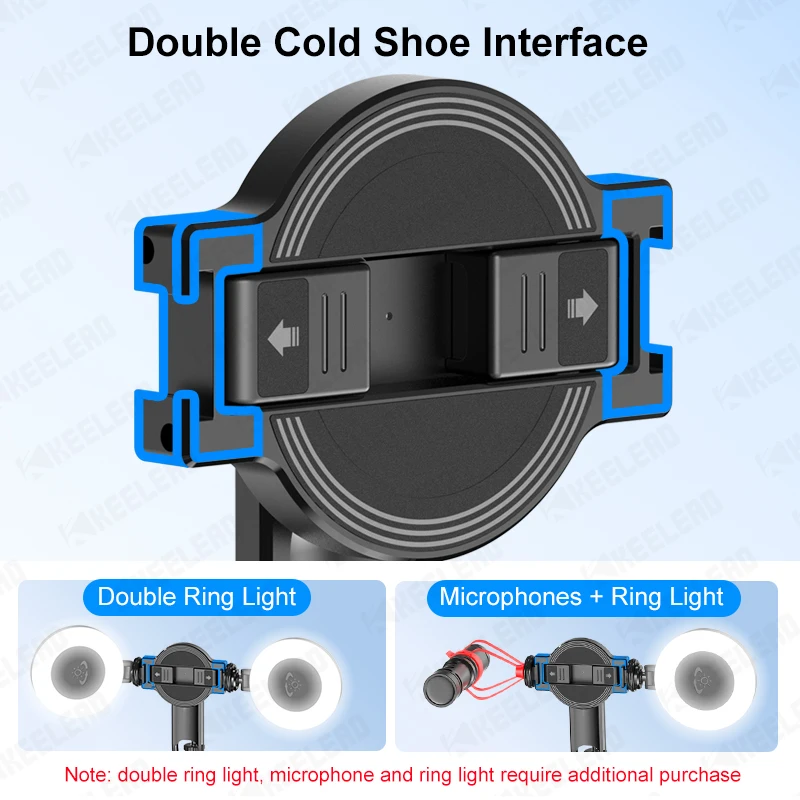 C20 Selfie Stick Magnetic Stable Tripod Stand for Cell Phone with Wireless Bluetooth Remote for Iphone Android Phone Shoot Vlog