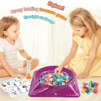 Crazy Treasure Hunting Toys Board Game Family Party Training Logical Thinking Parent-child Interactive Props Challenge Games 1