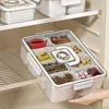 Divided Veggie Tray with Lids for Party Stackable Snack Trays Fridge Appetizer Charcuterie Relish Platter Food Storage Container 2