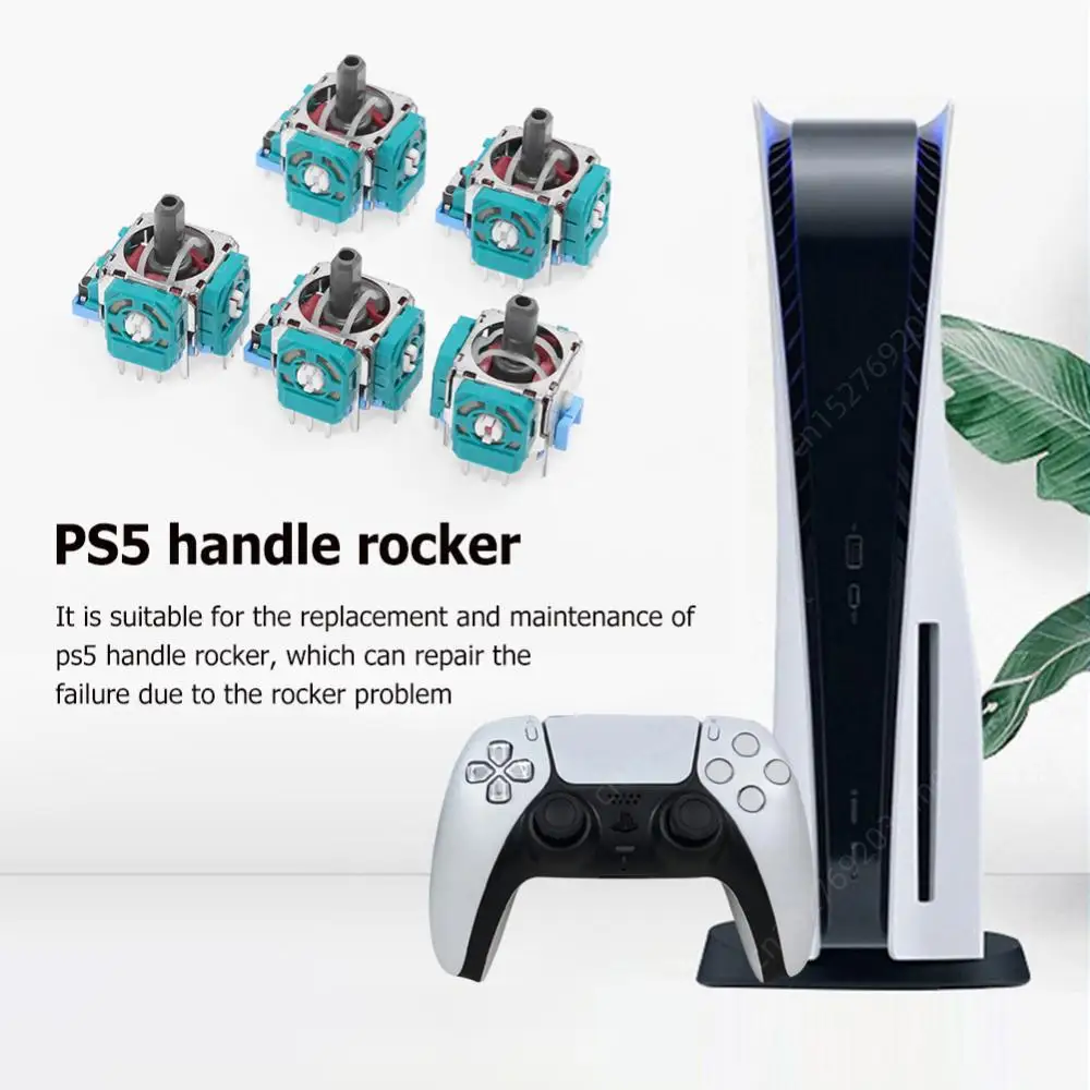 Xbox 360 센서 모듈용 3D 아날로그 조이스틱, 엄지 스틱 교체 부품, PS5, PS4, PS2 게임 패드 컨트롤러 액세서리, 5 개, 10 개