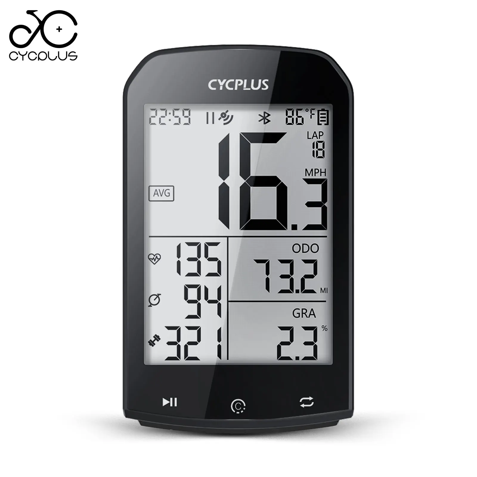 CYCPLUS-M1 GPS  ǻ  ӵ  Garmin Bryton Magene , ANT +  Ŭ ӵ