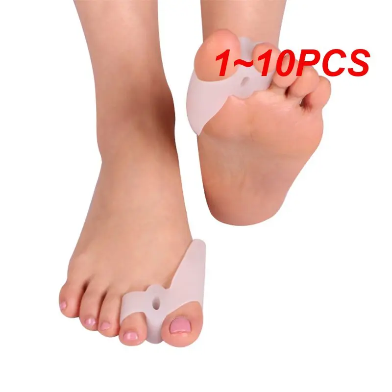 

1~10PCS =Silicone Gel Bunion Toe Separator Spreader Eases Pain Foot Hallux Valgus Correction Massage Pedicure Tools