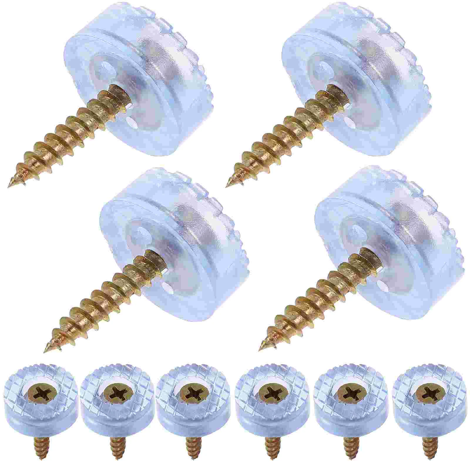 

20 шт., Нескользящие резиновые ножки для мебели, с винтами