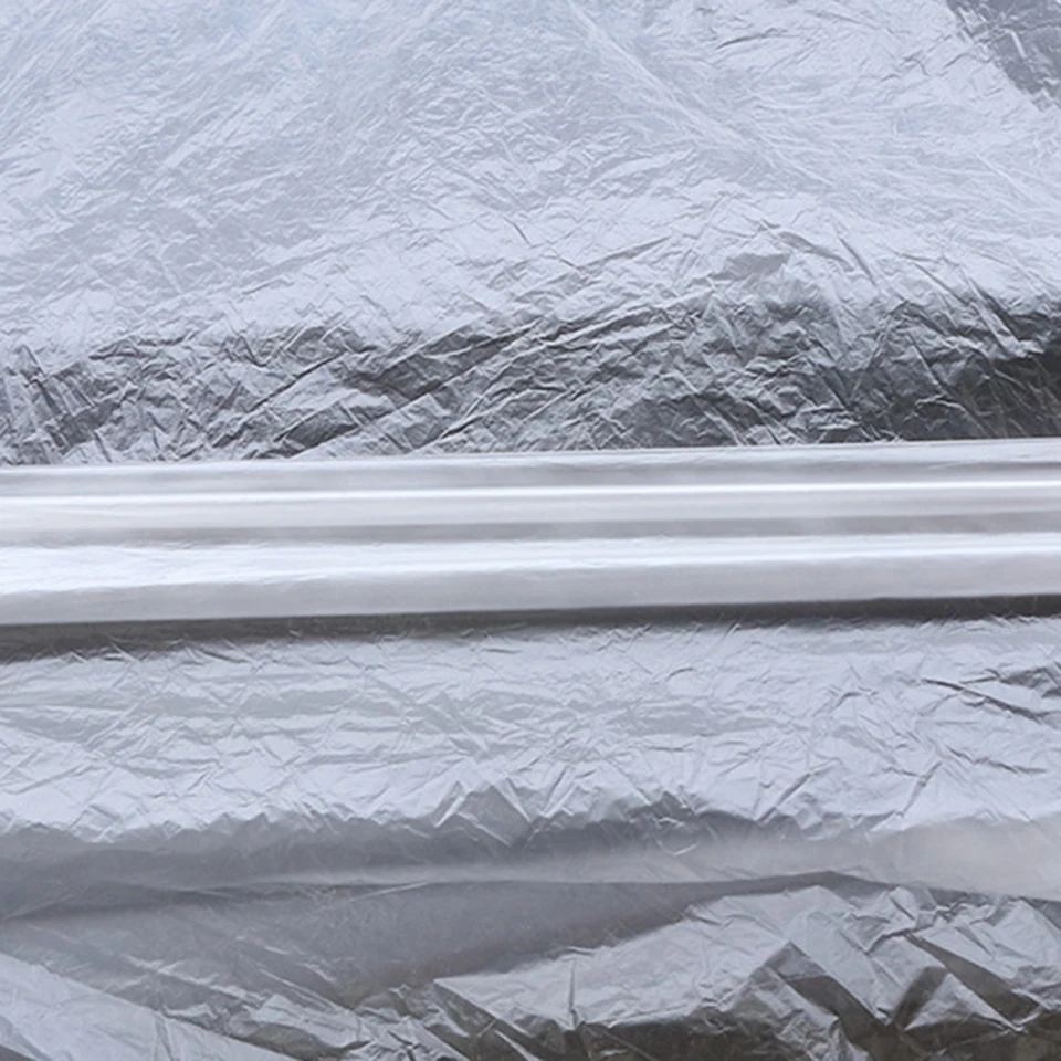 Coperture per auto usa e getta in polietilene trasparente, copertura per auto usa e getta con fascia elastica, impermeabile, antipolvere, antigraffio, antivento, per tutte le marche di auto