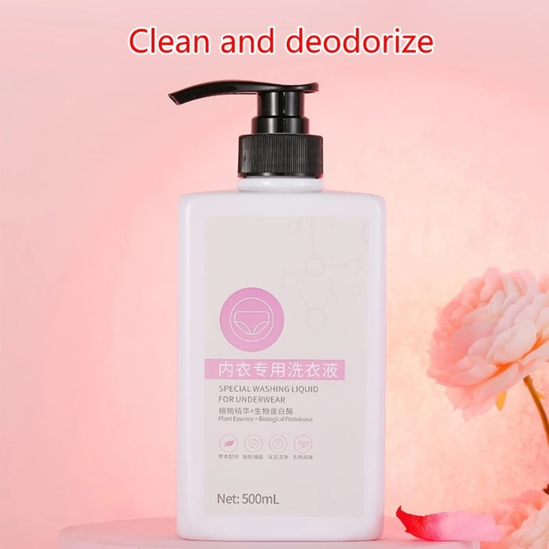 New Underwear Laundry Detergent Efficient Cleaning Liquid Detergent Remove Stain Odor Hand Washing Machine Clean Clothing