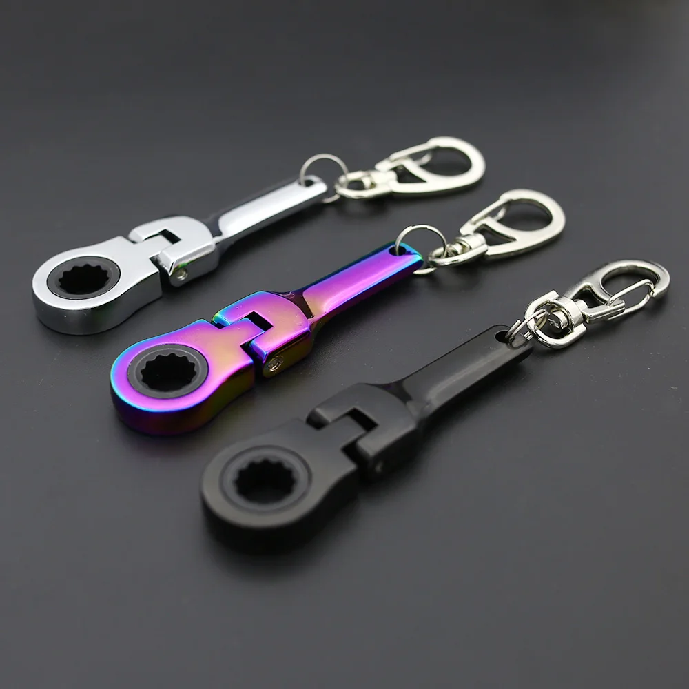 Ratchet Wrench Keychain Ring 1