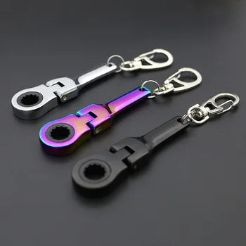 Ratchet Wrench Keychain Ring 1