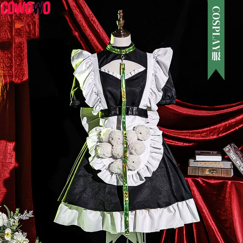 

Virtual Idol Virtuareal Aza Maid Suit Woman Man Dress Cosplay Costume Cos Game Anime Party Uniform Hallowen Play Role Clothes