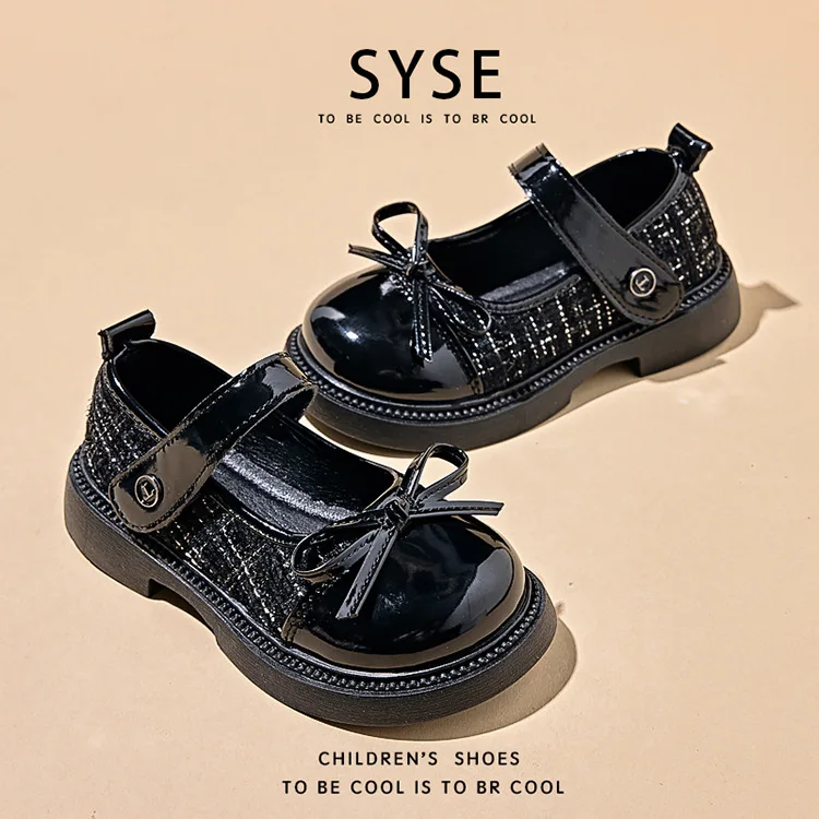 Frühling Herbst kinder Leder Schuhe mit Bowknot Vielseitig Mädchen Mode Mary Jane Schuhe Kausalen Patchwork Kinder Prinzessin Schuhe – Detail 9